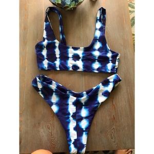 Tie die zaful bikini